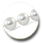 collier de perles d'australie blanches