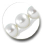 collier de perles d'australie blanches