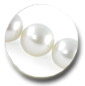 Collier de perles d'australie blanches