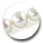 collier de perles d'australie blanches