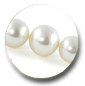 Collier de perles d'australie blanche