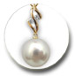 Pendentif perle de culture