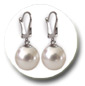 boucles d'oreilles perles d'australie dormeuses