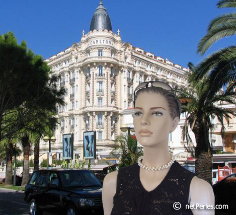 collier de perles de culture pour sortir
