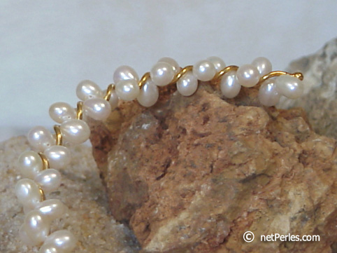 Collier de perles de culture ras de cou