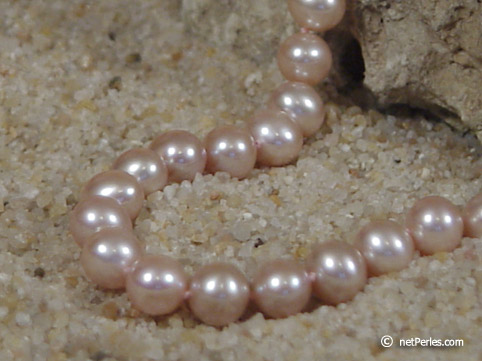 collier de perles de culture d'eau douce