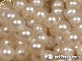 Collier de perles d'eau douce triple rang