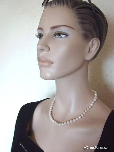 collier de grosses perles