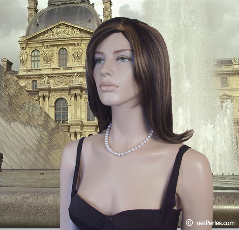 collier de perles d'akoya gros diamĪtre