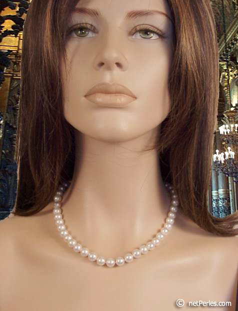 collier de perles d'akoya du japon