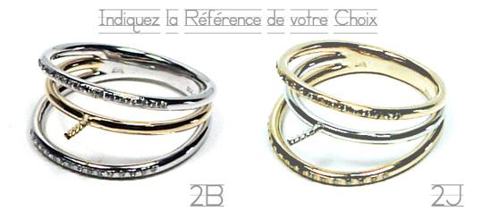 Choix de l'organisation de l'or pour la bague Anget