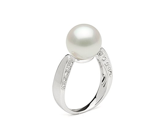 Bague Or 18k avec perle de culture d'eau douce