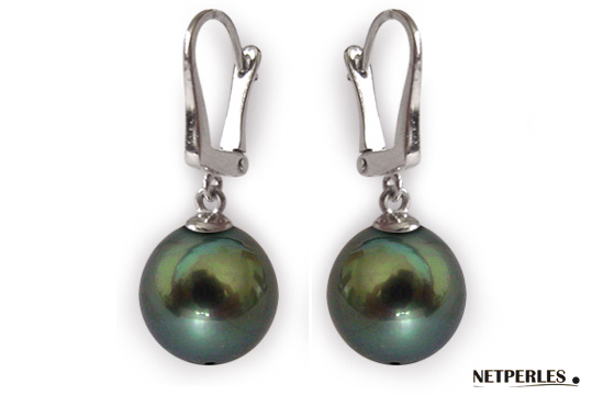 Paire de boucles dormeuse de tahiti