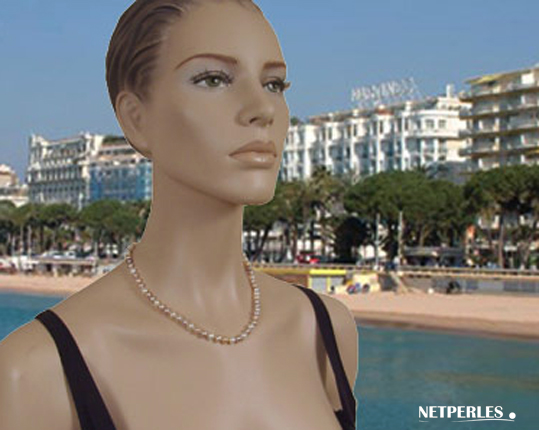collier de perles de culture d'eau douce