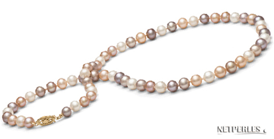 collier de perles de culture d'eau douce