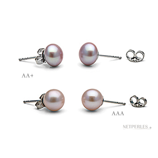 collection de boucles d'oreilles de perles d'eaudouce de netperles