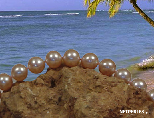 Collier de perles de culture d'eau douce