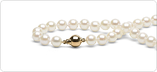 fermoir en or collier de perles