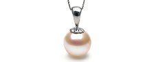 Pendentif avec perle de culture d'eau douce, or et perle