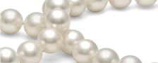 Colllier de perles de culture d'Eau Douce blanches 6,5 &agrave; 7,0 mm