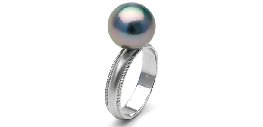 Bague perle de Tahiti