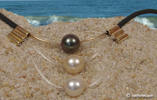Collier trois perles