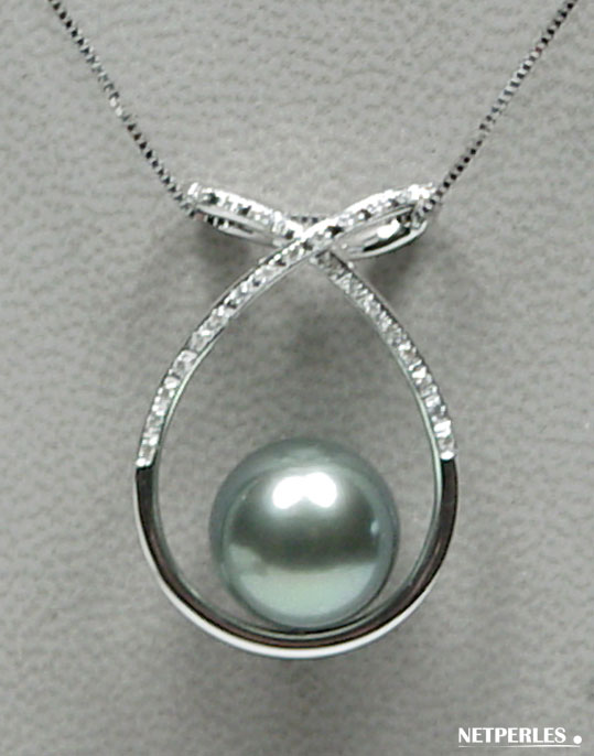 Pendentif perle de culture de Tahiti