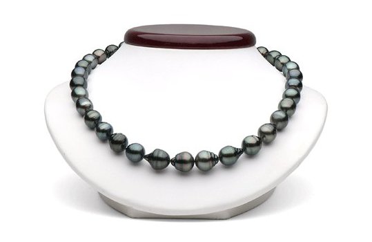 Collier de perles de culture de Tahiti baroques