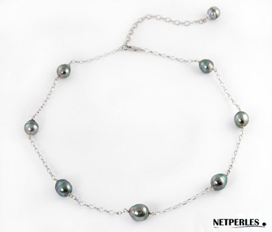 collier de perles de tahiti baroque