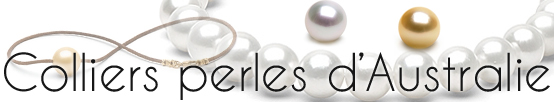 Colliers perles d'Australie