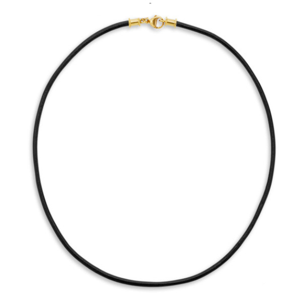 Collier Ras-du-cou Transparent Avec Fermoir Argent 925 Plaqué Or - 40 Cm - Fil De Soie Presque Invisible