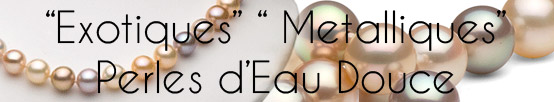 PERLES D'EAU DOUCE REFLETS EXOTIQUES METALLIQUES EXCEPTIONNEL !