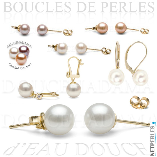 Perles d'eau douce - perles de rivieres - perles d'eau douce haut de gamme - très belles perles