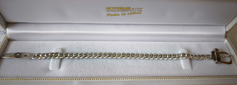 Bracelet gourmette en argent 925 Bracelet gourmette en argent 925