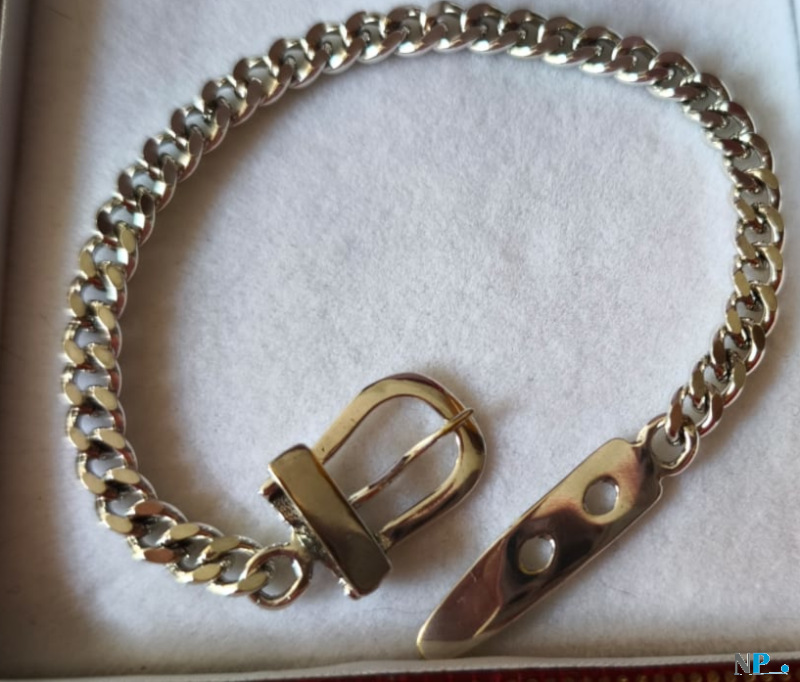Bracelet gourmette en argent 925 Bracelet gourmette en argent 925