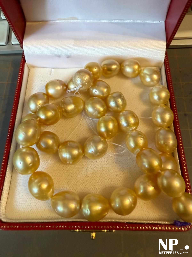 Perles dorées des Philippines