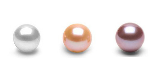 couleurs des perles d'eau douce