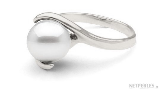 bague argent avec perle bague argent avec perle