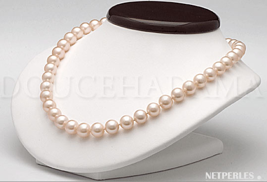 Collier de luxe, haut de gamme, une piece d'exception, collier de perles doucehadama pêche