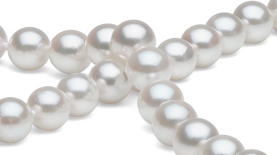 Perles de culture Akoya du Japon 6-6,5 mm parfaitement rondes