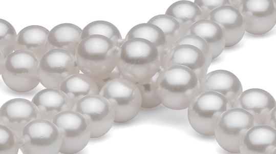 Perles de culture Akoya 6,5-7 mm Blanches