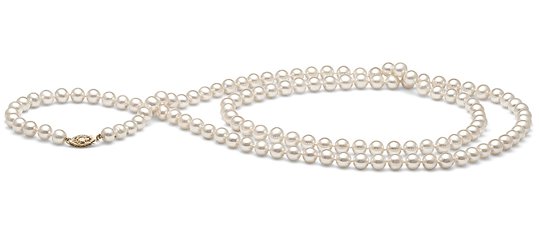 Collier de perles Akoya, 90 cm
