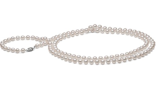 Collier de perles de culture Akoya blanches