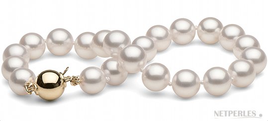 Bracelet de perles d'Akoya