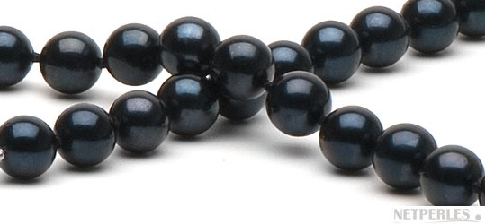 Perles de culture d'Akoya noires