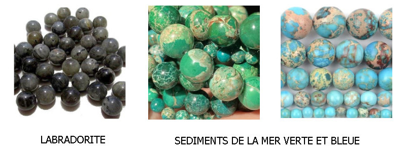 Perles en pierre semi precieuses