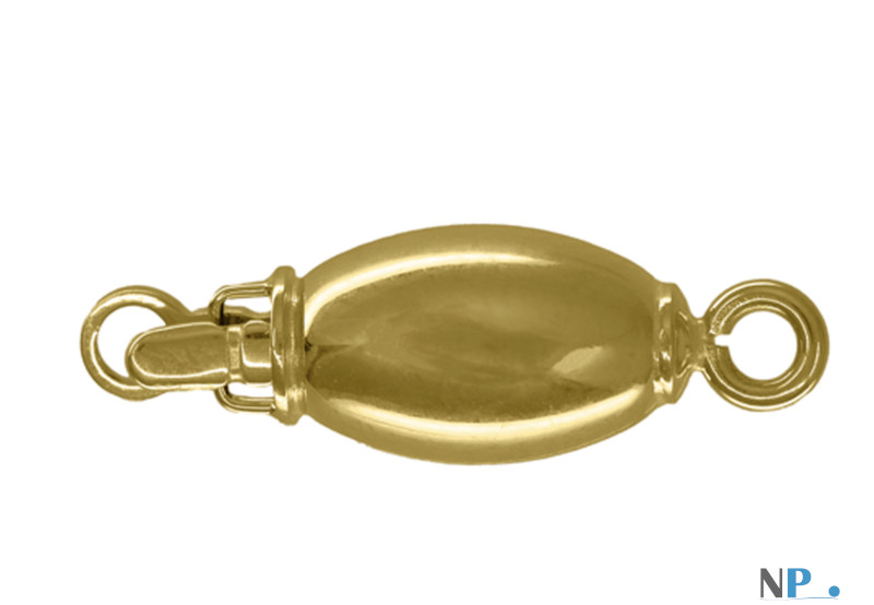 Fermoir en Or 18 carats pour collier de perles Fermoir en Or 18 carats pour collier de perles