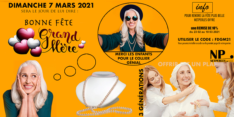 Code de remise pour cette opération de la fete des grands-meres 2021
