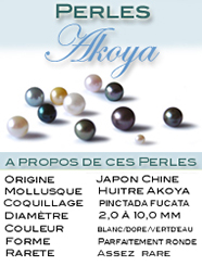 PERLES AKOYA INFORMATIONS