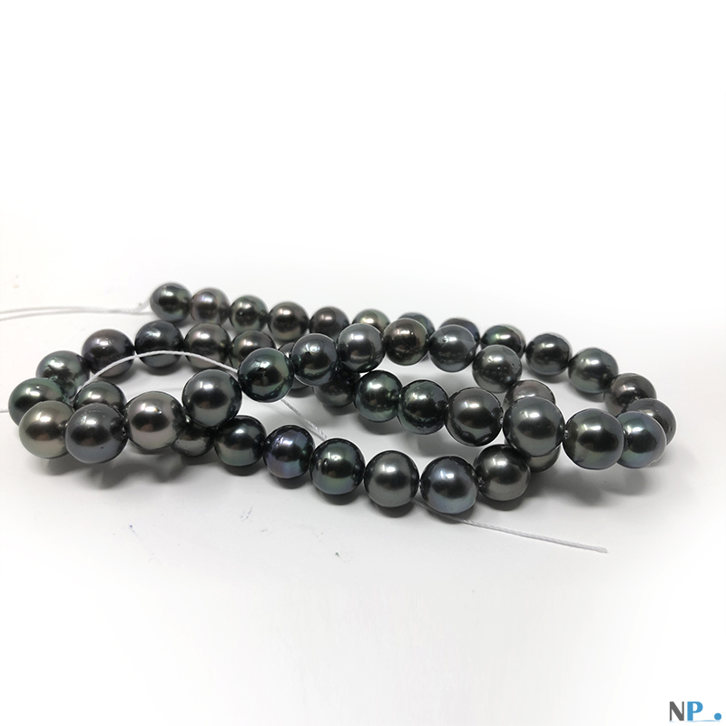 Collier Perle Noire De Tahiti Et Améthyste - Argent Fin - ROSEMIMOSA - NEUF